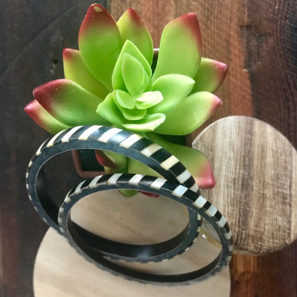 Vintage Boho bamboo bracelets